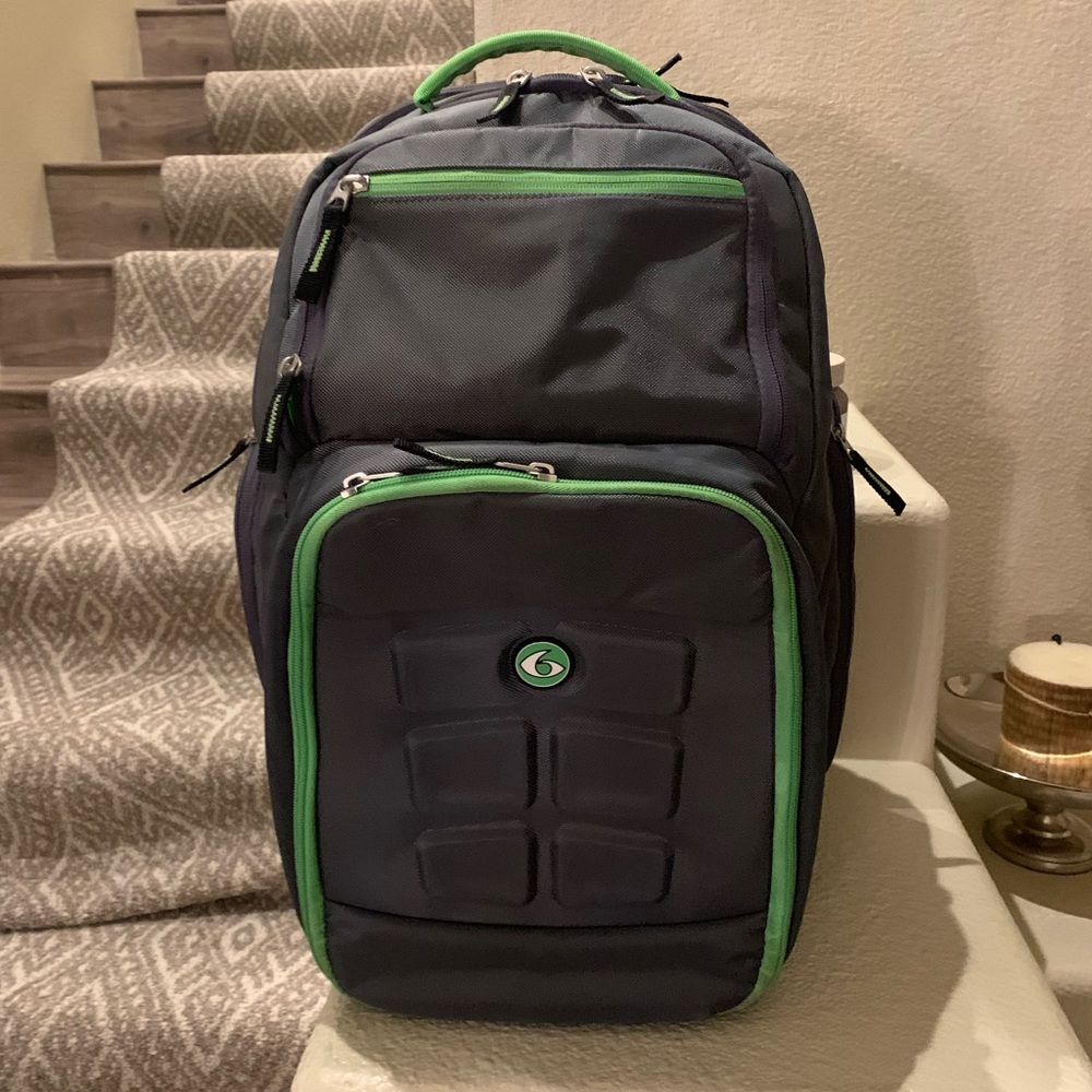 6 pack bags travel meal prep backpack